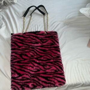 Vintage zebra purse
